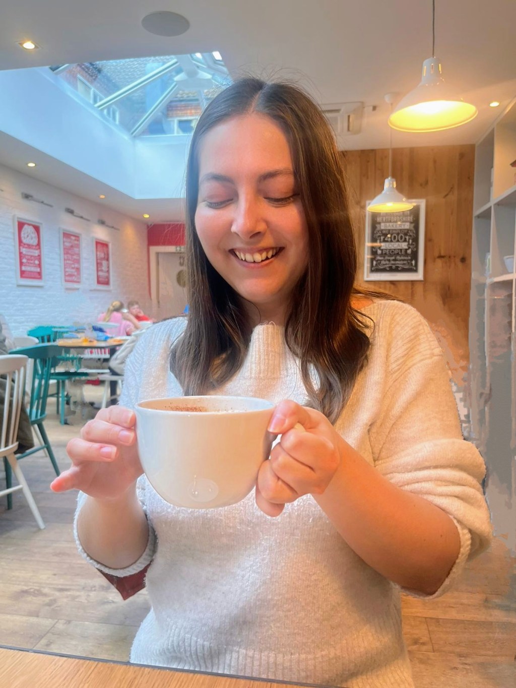 Rain, butterflies and a chocolate covered cappuccino